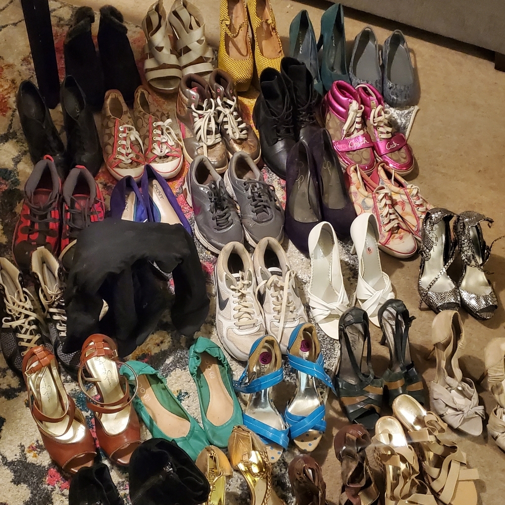 Lot of shoes